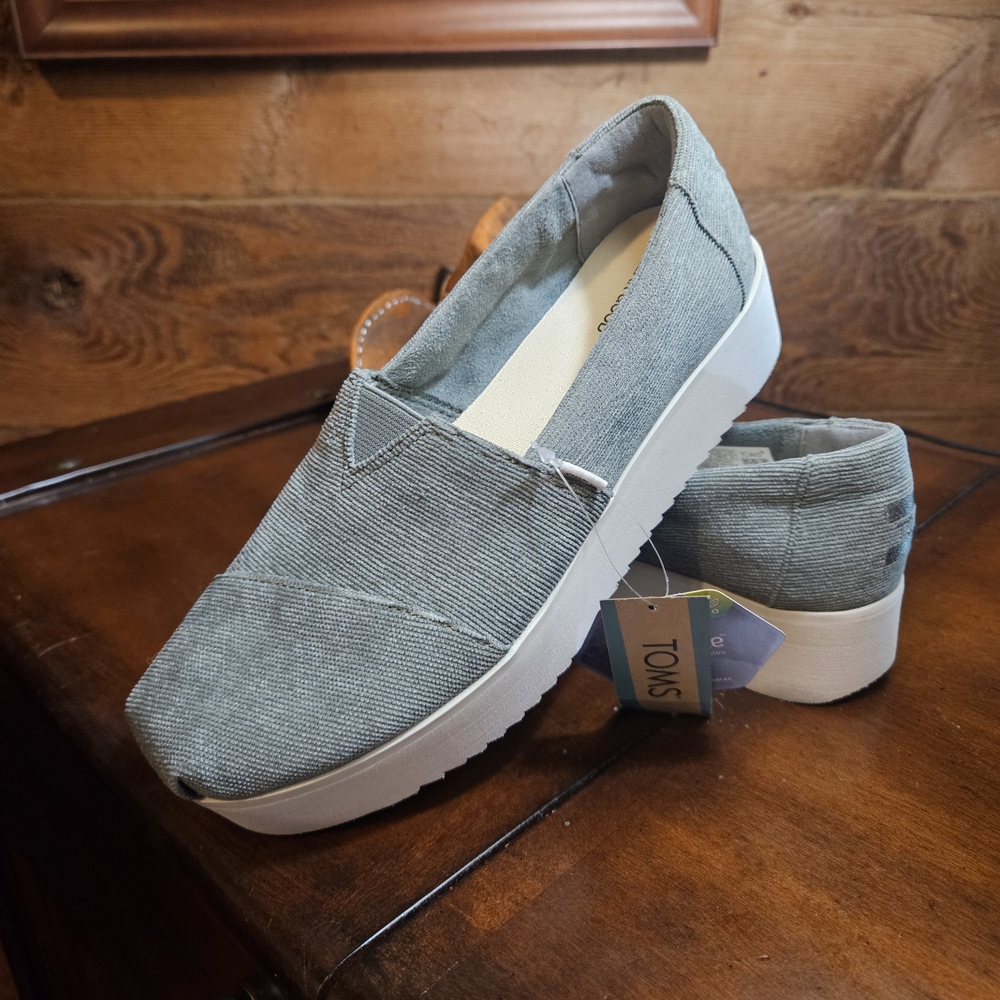 TOMS Women's Ortholight Foam Casual Slip-On Shoes - Green